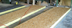 Fabrication ossature bois en atelier